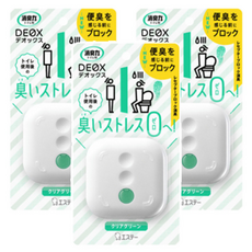 ST 雞仔牌 DEOX浴廁淨味芳香消臭力補充包 清爽綠香, 6ml, 3個