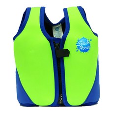Splash About 兒童浮力夾克, 10~14歲, 螢光綠 + 寶藍, 1件