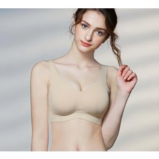 SOFT LIGHT 極致裸感隱形貼合背扣內衣, 零著感設計防滑貼合, 水滴弧形罩杯集中托高, Q軟不易變形, XL, 膚色