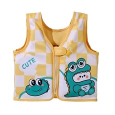 兒童浮力背心 適合20-55公斤2歲以上兒童使用, 黃色大眼恐龍, 1件