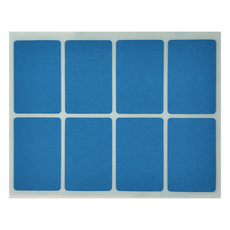 華麗牌 彩色標籤 WL-2070B 20包 每包80張, 藍色, 1盒