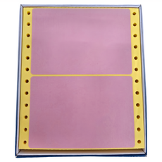 華麗牌 電腦列印標籤 WL-5012R 單排 紅色, 2個, 300張