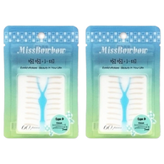 Miss Bowbow 撥撥小姐 3M微整形系列 雙眼皮貼, 藍綠款, 2包