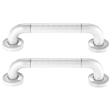 安全扶手 單個售 -01 白色 防爆抗壓 承重有保障 加大防滑顆粒, 01.25cm, 2個