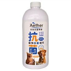 Aether 依鈦抗菌專家 寵物抗菌液補充瓶, 1L, 1入