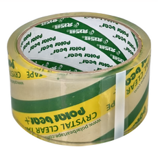 polar bear 北極熊 超透OPP封箱膠帶 48mm x 40y, 透明, 1組