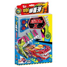 ROI VISUAL 3D拼圖遊戲組 韓國最新話題STEM動力競速車, DIY暴龍競速戰車 多色, 1盒