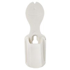 吸盤飯勺座 ABS材質, 14.5 x 4.6cm, 白色, 1個
