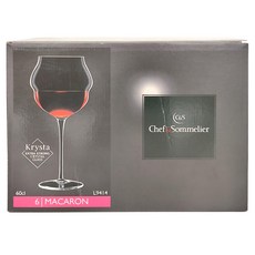 Chef&Sommelier 馬卡龍紅酒杯 無鉛水晶玻璃, 600ml, 1組