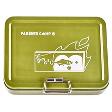 FARMERCAMP 釣魚小鐵盒 igneri 聯名款 13 x 9.5 x 4cm, 1盒