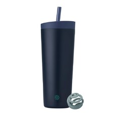 Blender Bottle Tumbler 2合1雙飲口不鏽鋼吸管杯 24oz, 夜幕星空, 1個, 710ml