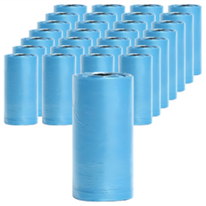 小麥購物 寵物拾便袋 Y115 小(29x15cm) 16g, 30捲, 顏色隨機, 15張