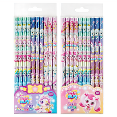 Catch Teenieping 2B鉛筆 卡通造型學生鉛筆 書寫流暢不易斷裂 安全無毒環保材質, 20支, 混和顏色