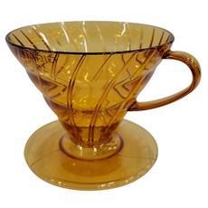 HARIO 好璃奧 V60 02樹脂濾杯, VD-02-THY-A 蜂蜜黃, 240ml, 1個