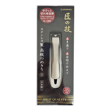 GREEN BELL 綠鐘 不鏽鋼指甲剪 S, 1支