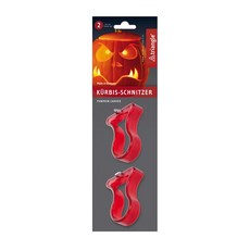 triangle 三角牌 南瓜雕刻套裝，2件組，德國不銹鋼 GreenGrip環保PP材質, 1組