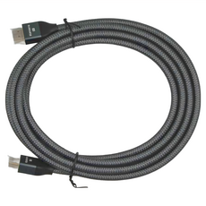 Kamera 佳美能 協會認證 HDMI 2.1 8K@60Hz 影音傳輸認證線 高強度編織線 48Gbps, 3m, 太空灰, 1條