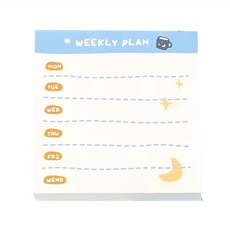 NOTE FOR 便簽本 8 x 8cm, 計畫清單, 100張, 1本