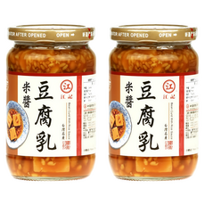 江記 米醬豆腐乳 - 台灣名產, 380g, 2罐