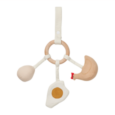 FABELAB 吊掛安撫搖鈴 雞與蛋 適用年齡: 三歲以上, 1個