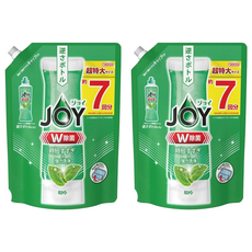 JOY 速淨除油濃縮洗碗精補充包 超特大尺寸 約7回分, 910ml, 2包