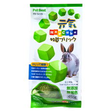 PetBest 寵之選 提摩西牧草磚 450g, 無添加 無著色, 1包