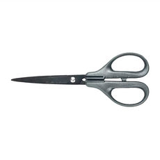 CANARY 長谷川刃物 黑刃不粘膠事務剪 EP-175, 氟素塗層設計, 寶特瓶再利用, 環保實用, 1個