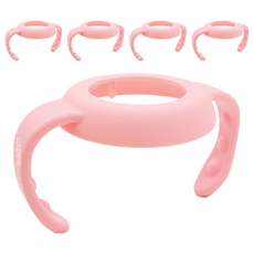 Simba 小獅王辛巴 標準防滑把手, 粉紅色, 5個