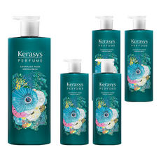 KERASYS 香氛潤髮乳 知性麝香, 600ml, 5瓶