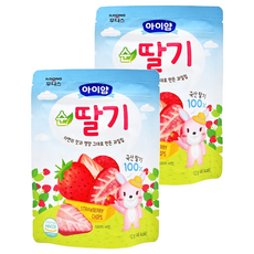 ILDONG 日東 Iyaam 水果脆片 草莓 冷凍乾燥技術製成 酥脆香甜 適合10個月以上孩童食用, 12g, 2包