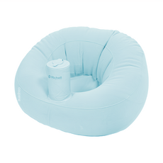 Richell 利其爾 充氣嬰兒沙發椅, 泵浦式, 隨充隨坐, 適用年齡7個月~2歲, 承重13公斤以下, 藍色