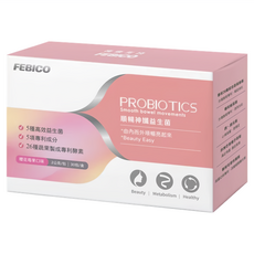 FEBICO 遠東生技 順暢神孅益生菌 櫻花莓果風味 2g, 30包, 1盒