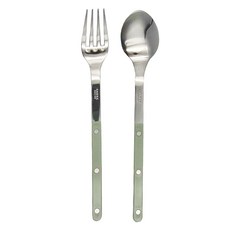 SABRE PARIS BISTROT 純色 配餐用叉匙組, 26cm, 叉子+湯匙, 抹茶拿鐵, 1組