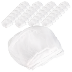 排水孔濾網, 滌綸材質, 白色網狀, 10*11cm(可延伸), 100個, 4包