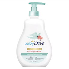 Baby Dove 多芬 孩童保濕沐浴露 無香 384ml 溫和保濕, 1瓶