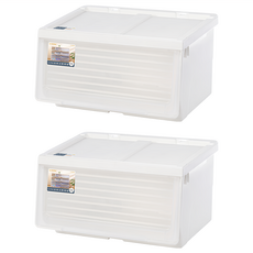 KEYWAY 聯府 Line600 直取式整理箱 LN-600 61L, 白色, 2個