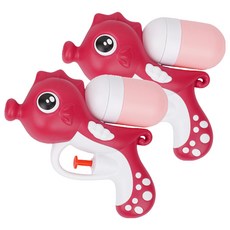 THE NINE PRODUCTS 可愛鯊魚海馬小水槍 ST706B, 顏色隨機, 2支