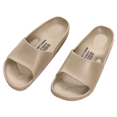 FUN PLUS 流線活力室外拖鞋, 足弓舒壓 防滑紋路, 270mm, 沙色