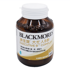 BLACKMORES 澳佳寶 大忙人B群 含8種維生素B群+維生素C 鎂鋅鉀配方, 60顆, 1罐