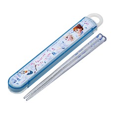 Skater 銀離子兒童筷子含收納盒, 收納盒 + 筷子, 冰雪奇緣, 1組