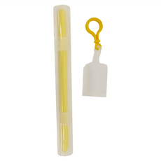 A Plastic Project 吸吸管 霧透捲捲罐, 24cm長, 12mm/9mm管徑, 食品級PP/BPA FREE材質, 1組