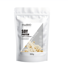 MedBIO 美百優 全植物大豆分離蛋白粉 純淨原味, 1包, 500g