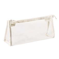 小麥購物 莫蘭迪色筆袋 Y282 21 x 5 x 9.5cm 40g, 牛奶白, 5個