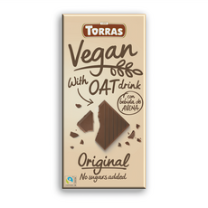 TORRAS 多樂 燕麥風味巧克力, 100g, 1片