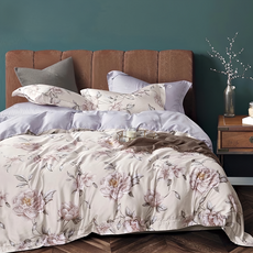 60支純天絲銀離子 雙人7件式鋪棉床罩組