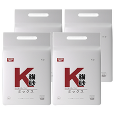KOjIMA K1混合豆腐貓砂 1.8mm, 2kg, 4袋, 除臭因子