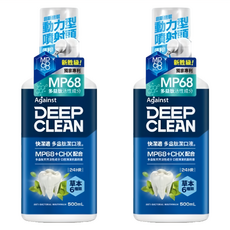快潔適 多益肽潔口液 MP68+CHX配合 草本 500ml 深層清潔 口氣清新, 2瓶