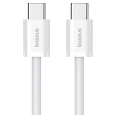 Baseus 倍思 優勝系列 2 快充傳輸線 Type-C-Type-C 30W, 2m, 皓白色, 1條