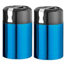 新錸家居 神奇不鏽鋼內層304燜燒壺, 天空藍, 2個, 1L