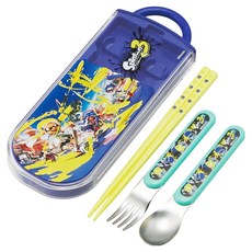 Skater AG抗菌3合1餐具組, 筷子 + 叉子 + 湯匙 + 筷盒, 斯普拉遁3, 1套